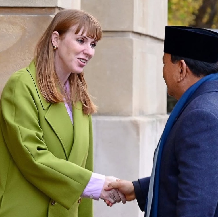 Wakil PN Inggris Angela Rayner bertemu Presiden Prabowo Subianto beberapa waktu lalu. (BeritaNasional/Setneg)