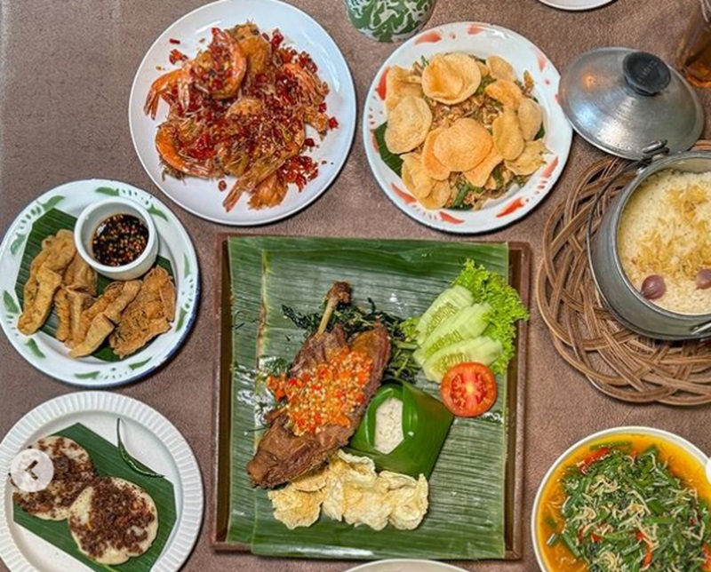 Ilustrasi makanan bergizi (Foto/Instagram Kampung Daun)