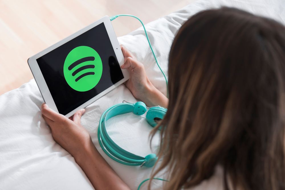 Ilustrasi Spotify. (Foto/Freepik)