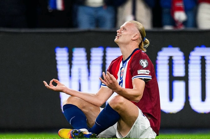 Striker timnas Norwegia Erling Haaland. (Foto/instagram Haalamd)