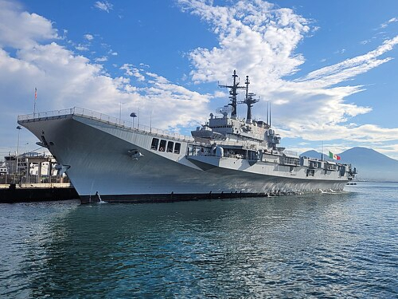 Kapal Induk Giuseppe Garibaldi. (Foto/ist)