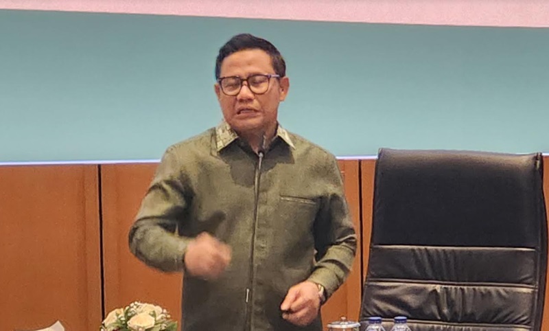 Menteri Koordinator Bidang Pemberdayaan Masyarakat Muhaimin Iskandar (Beritanasional/Oke Atmadja)