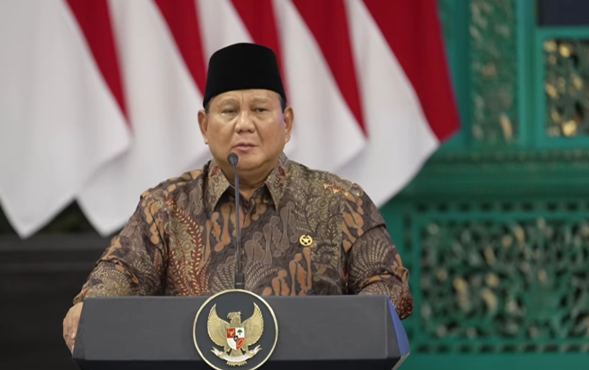 Presiden Prabowo dalam Sidang Kabinet Paripurna di Istana Negara, Jakarta, Senin (20/10/2025). (Foto/Tangkapan Layar)