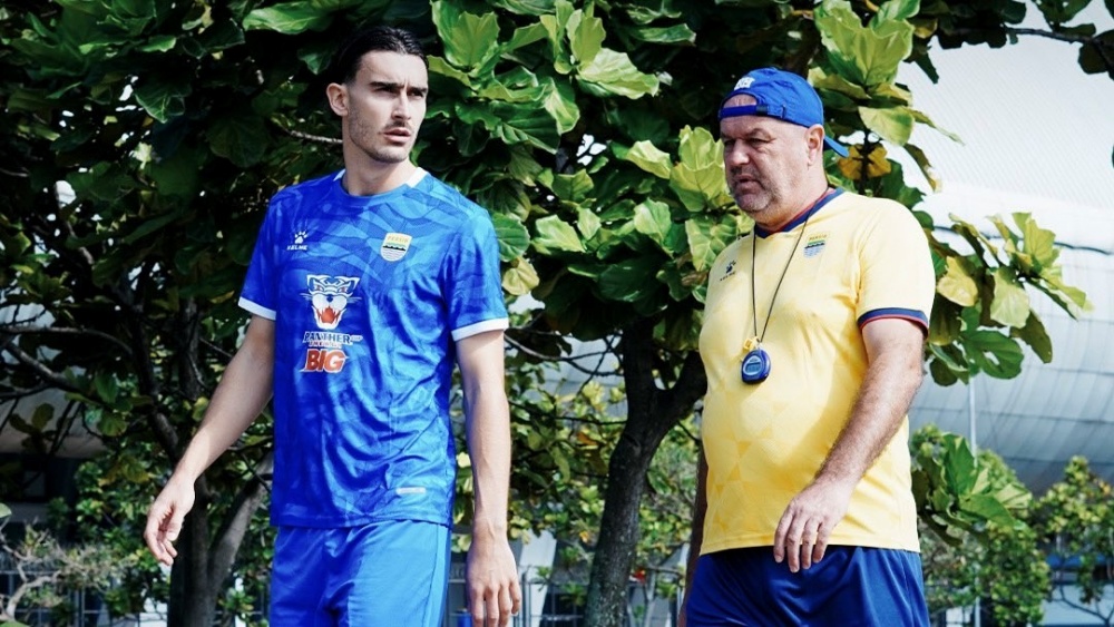 Striker Persib Bandung Andrew Jung. (Foto/persib.co.id)