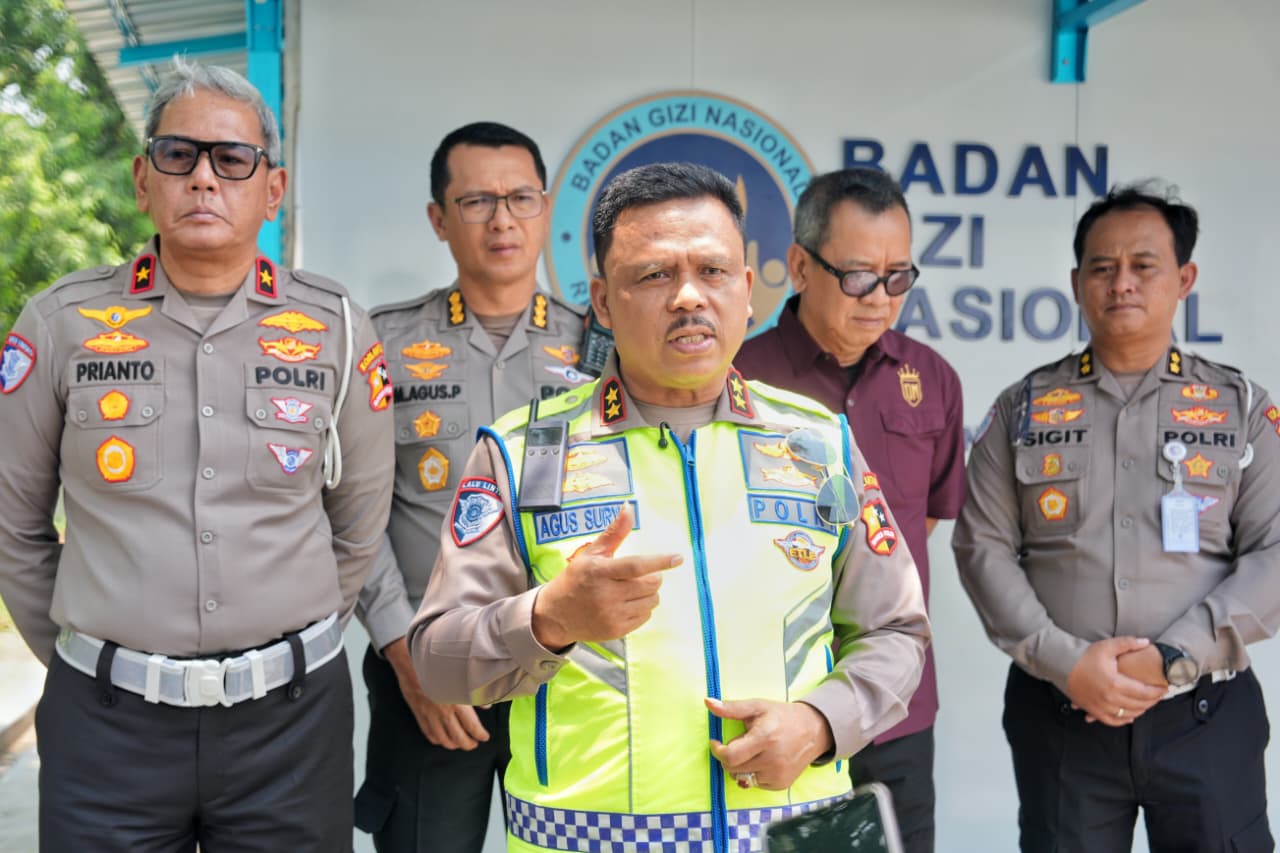 Kakorlantas Polri Irjen Pol Agus Suryonugroho saat memberikan keterangan. (Foto/Istimewa)