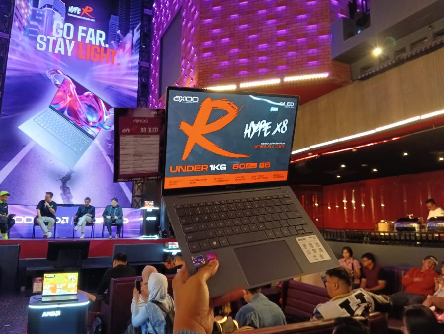Axioo Hype R X8 OLED resmi meluncur ke pasar. (BeritaNasional/Iman)