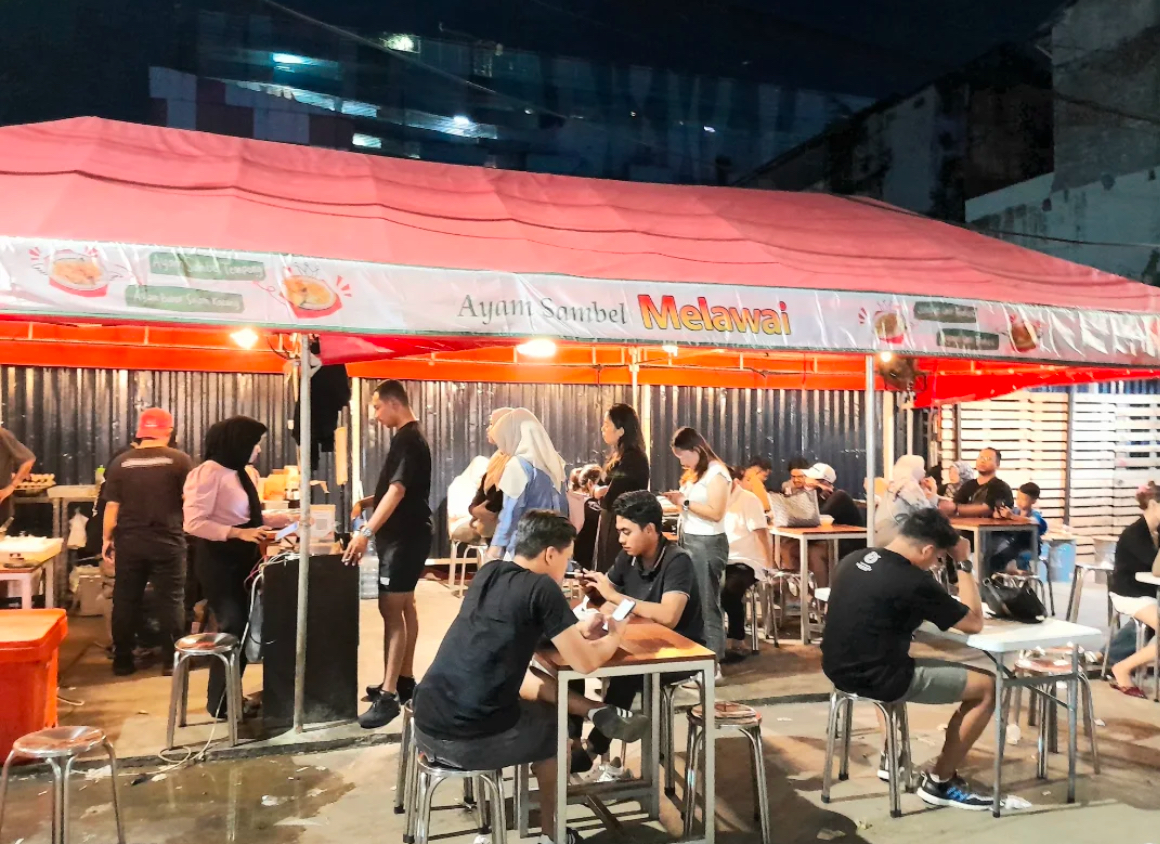 Lokasi Ayam Sambel Melawai. (Foto/instagram Ayam Sambel Melawai)