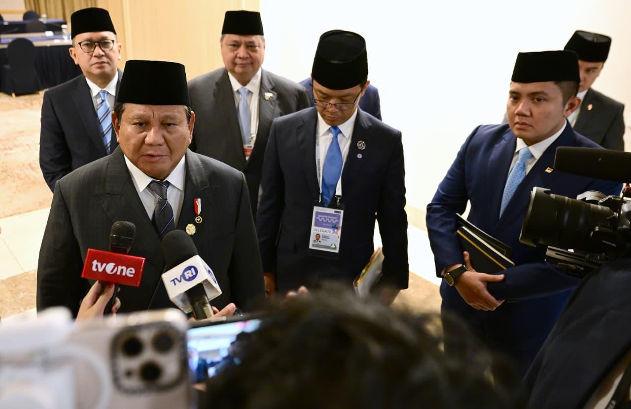 Presiden Prabowo Subianto (kiri). (Foto/BPMI)