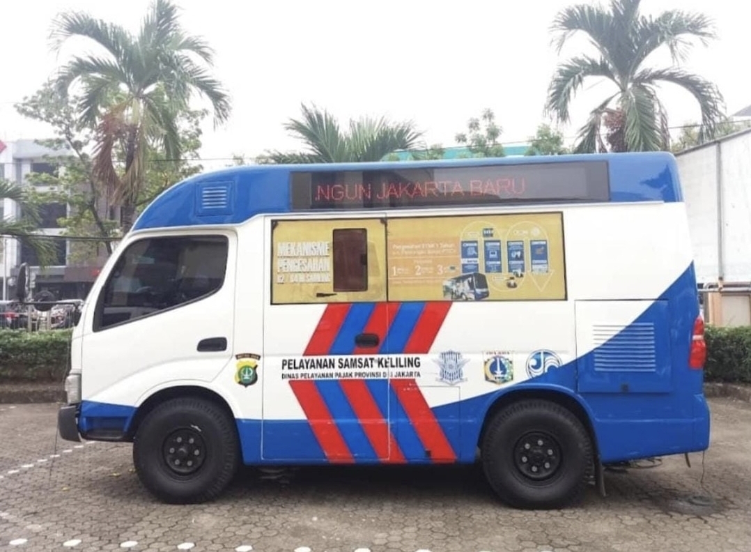 Daftar lokasi samsat keliling di Jadetabek 25 Oktober. (Foto/@tmcpoldametro)