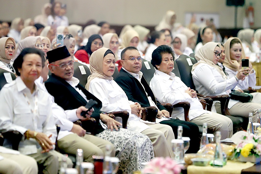 Ketua Harian DPP Gerindra Sufmi Dasco Ahmad hadiri Munas 2025 PIRA. (BeritaNasional/Elvis).