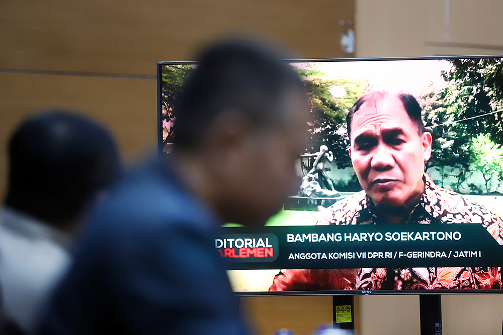 Diskusi dialektika DPR bersama KWP dengan tema"Memaksimalkan Potensi Dari Ekonomi Kreatif". (BeritaNasional/Elvis Sendouw)
