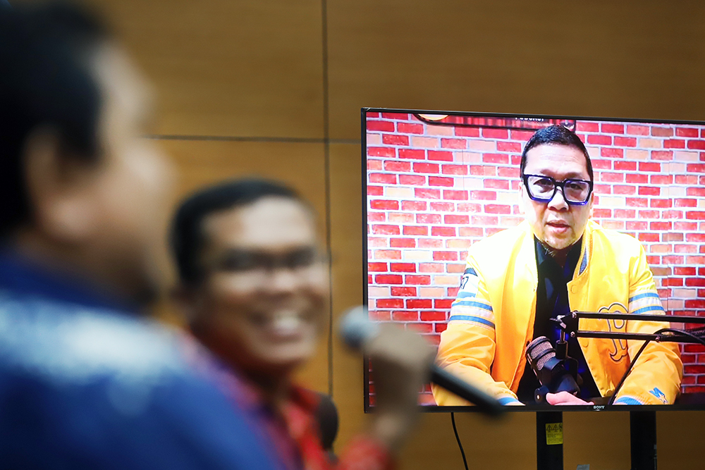 Koordinatoriat Wartawan Parlemen (KWP) bekerja sama dengan Biro Pemberitaan DPR RI menggelar Dialektika Demokrasi dengan tema "Dari Mengendap ke Berdampak: Optimalisasi Anggaran Pemda untuk Pembangunan". (BeritaNasional/Elvis Sendouw)