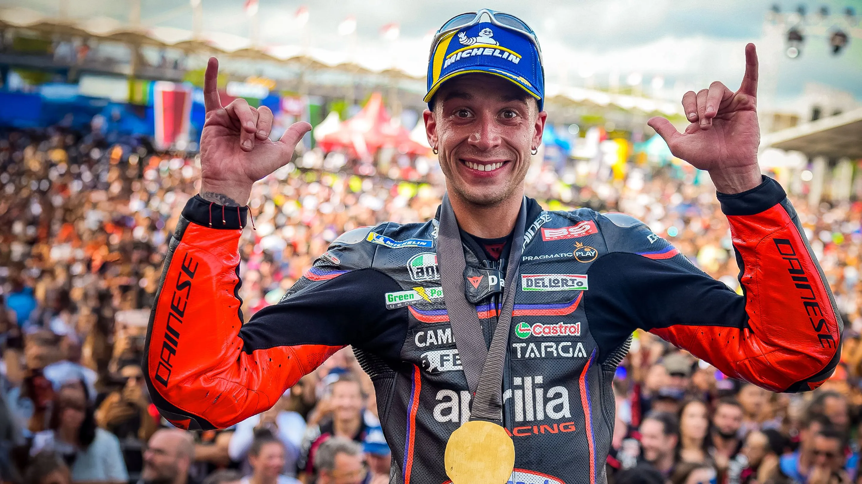 Marco Bezzecchi juara Sprint Race MotoGP Mandalika 2025. (Foto/MotoGP.com)