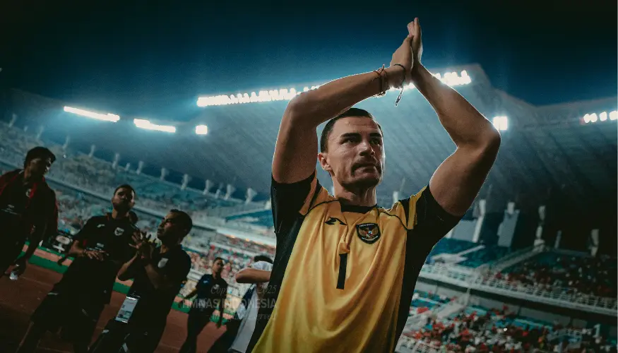 Cedera Betis, Emil Audero Titip Semangat untuk Timnas Indonesia. (Foto/Timnas Indonesia)