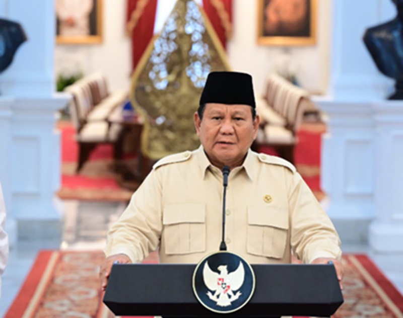 Presiden Prabowo (Foto/Setneg)