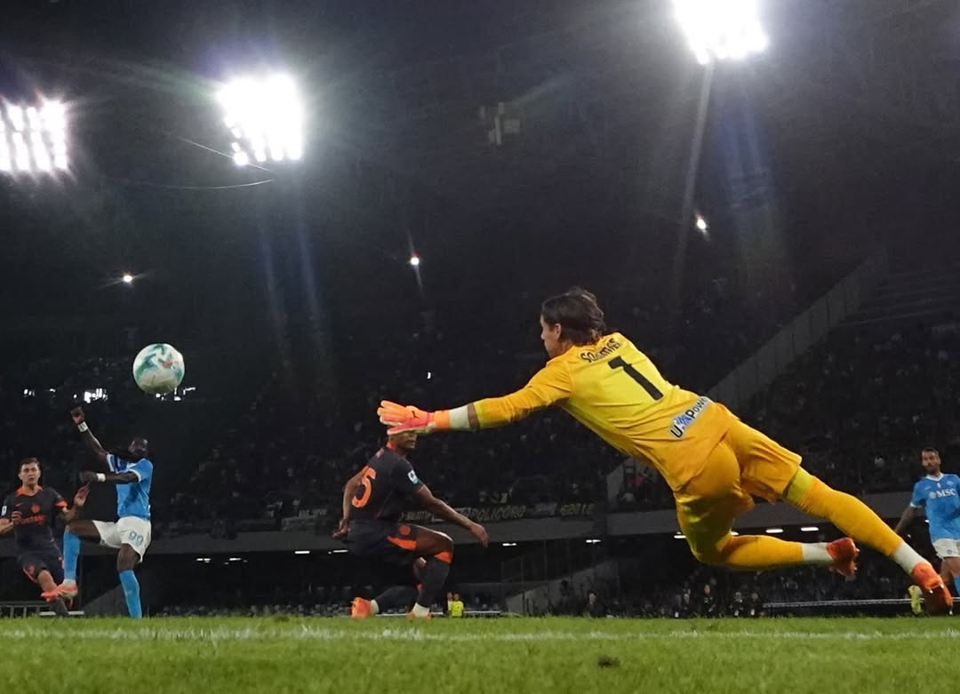 Laga Napoli vs Inter Milan. (Foto/Instagram Seria A)