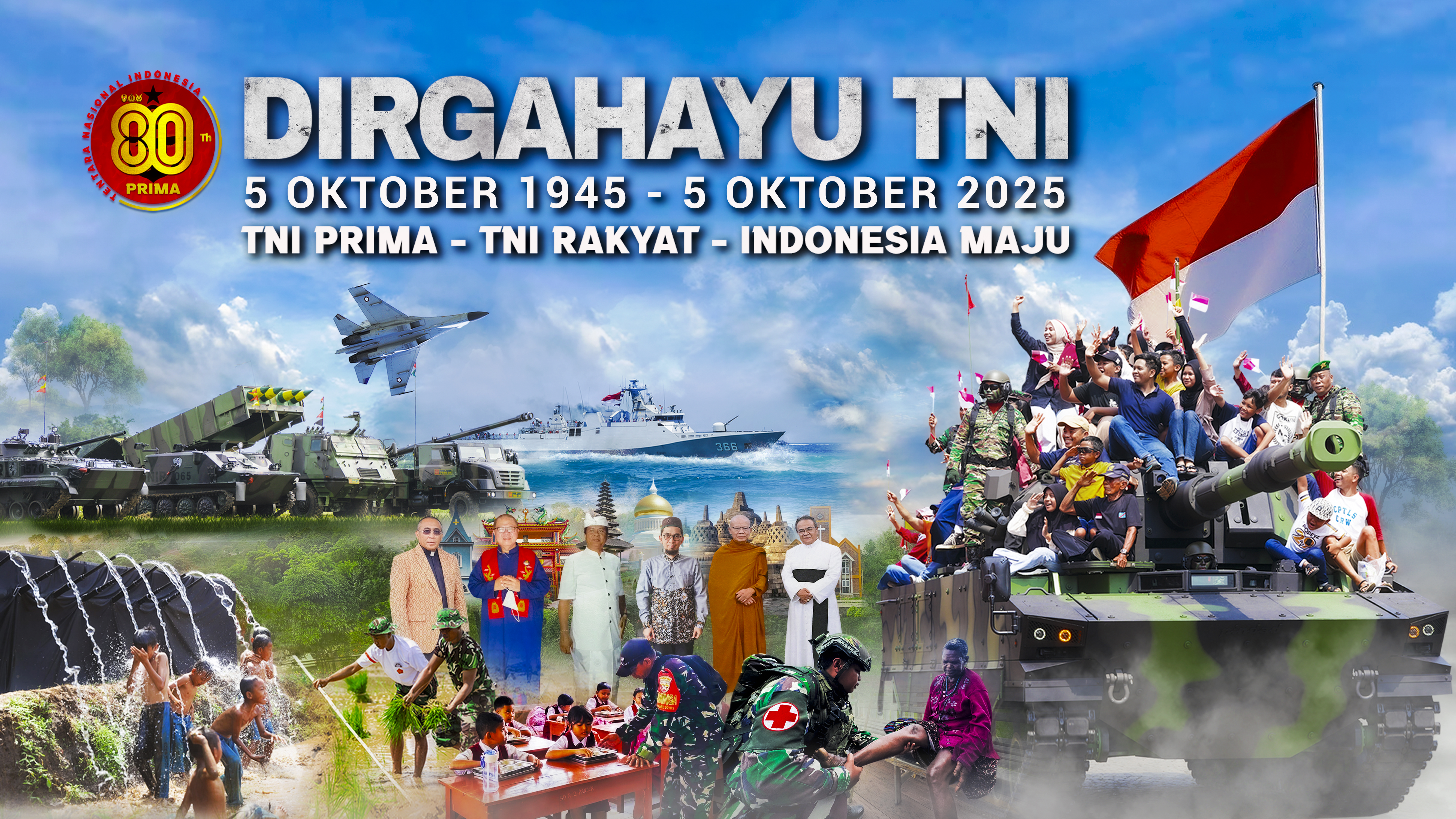 Hut TNI ke-80. (Foto/istimewa)