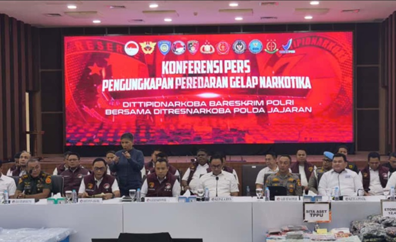 Indonesia Perang Melawan Narkoba: Sepanjang Tahun 2025 51 Ribu Pelaku Ditangkap Indonesia perang melawan narkoba (Beritanasional/Bachtiar)