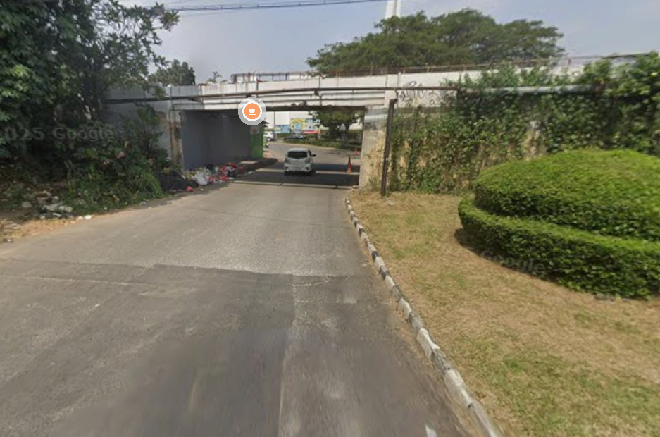KAI tutup sementara Jalan Bintaro 3 Sabtu malam ini imbas perbaikan jembatan kereta. (Foto/Google Map)