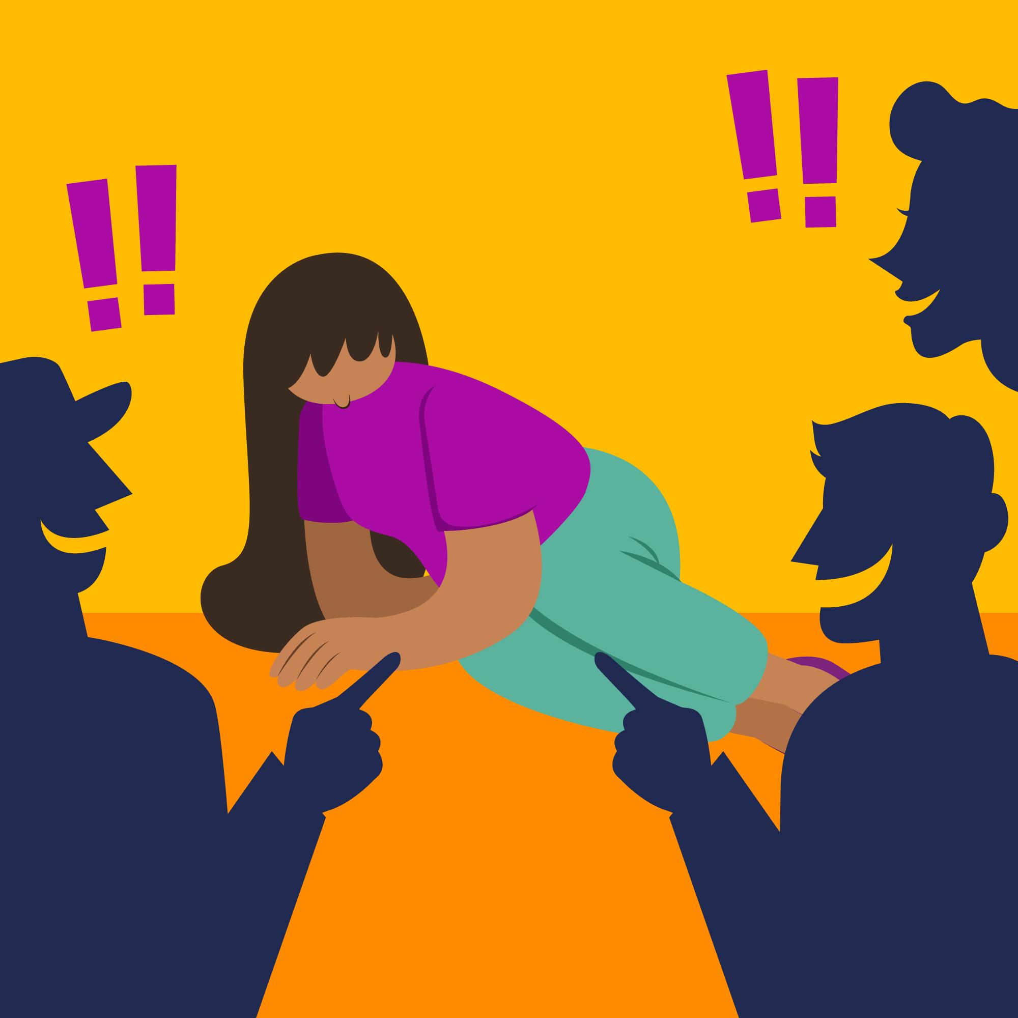 Ilustrasi pelecehan (Foto/Freepik)