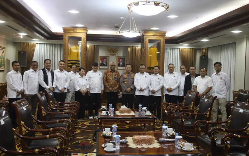 Kapolri menerima PWI (Beritanasional/Bachtiar)
