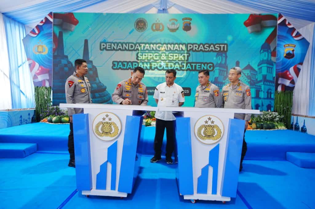 Kapolri resmi SPKT di wilayah Polda Jateng. (Foto/humas polri)