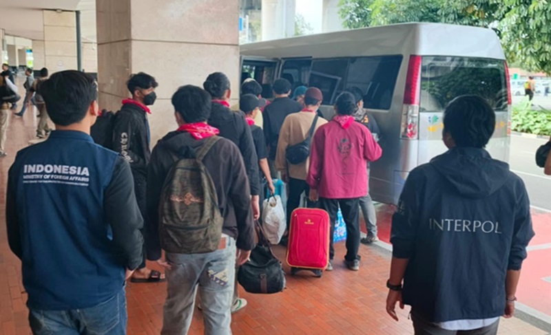 WNI korban online scam Myanmar dipulangkan (Foto/Kemlu)