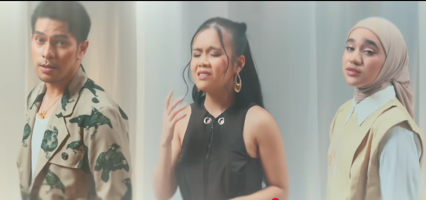 Klip video Bayangan Cinta yang Lalu oleh KIM dan Nabila Taqiyyah. (Foto/YouTube KIM Official)