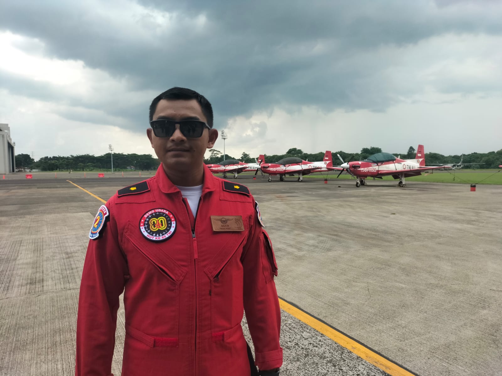 Komandan Flight C Skadron Pendidikan 102 Mayor Pnb Agyd Hertantya. (Foto/Istimewa)