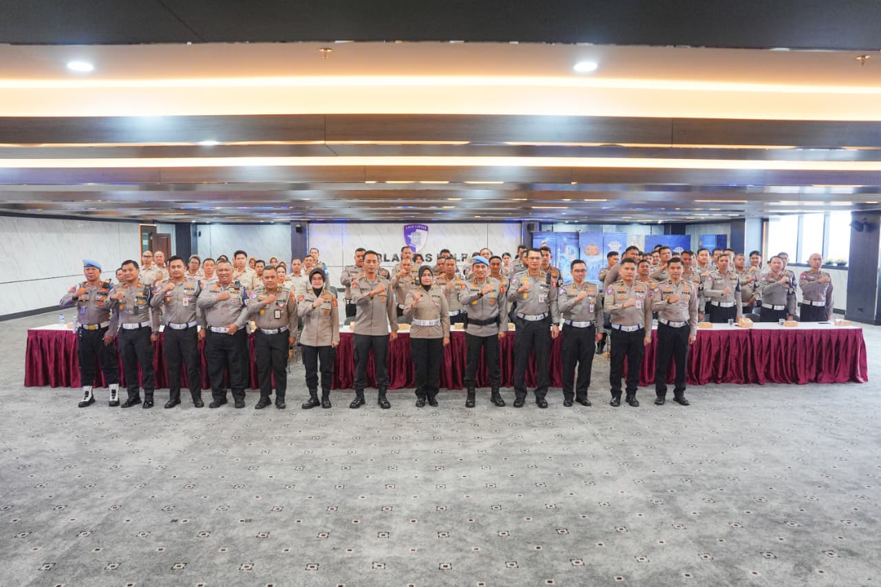Korlantas Polri dan Divpropam menggelar kegiatan Pembinaan Etika Profesi Polri. (Foto/Istimewa)