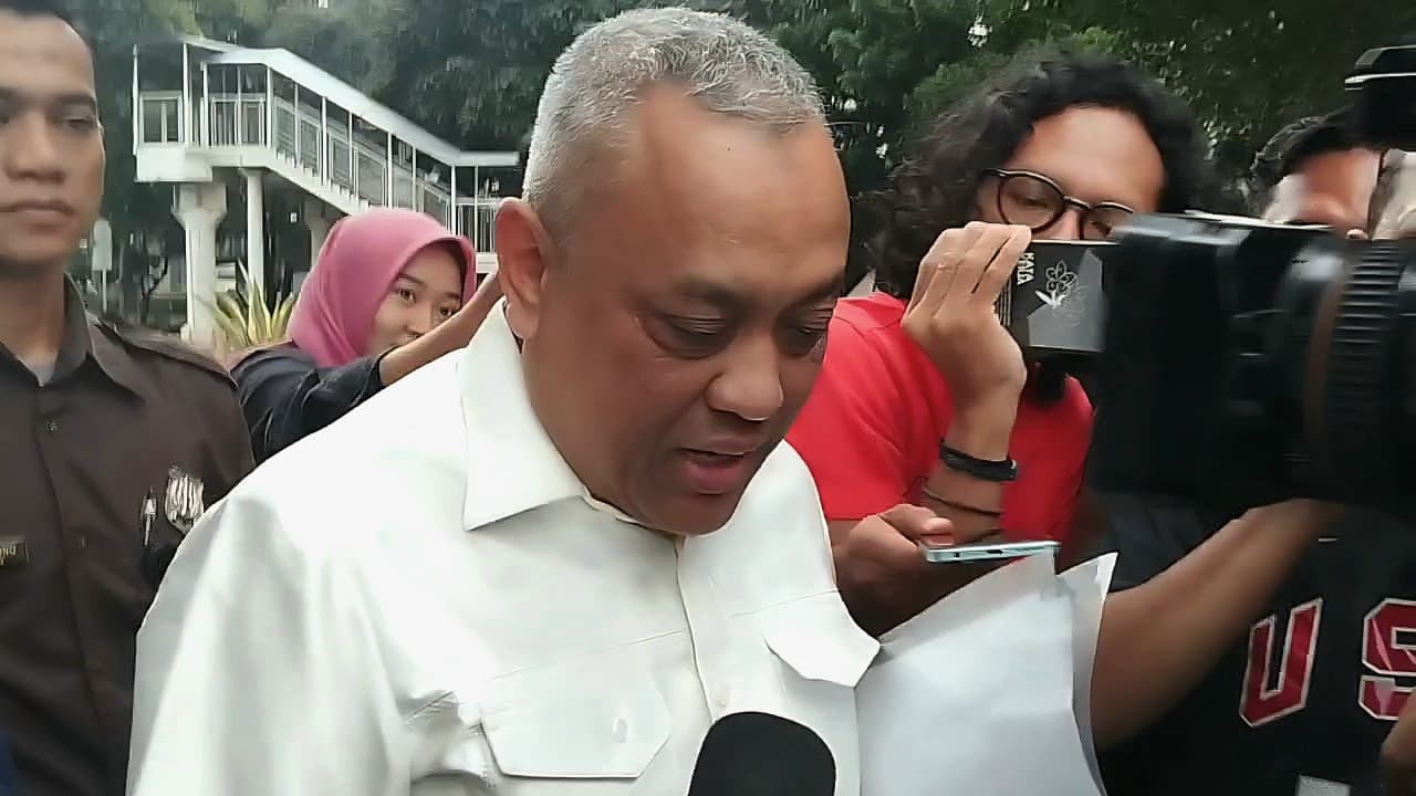 KPK memeriksa Eks Bendahara Amphuri Tauhid Hamdi (Beritanasional/Panji)