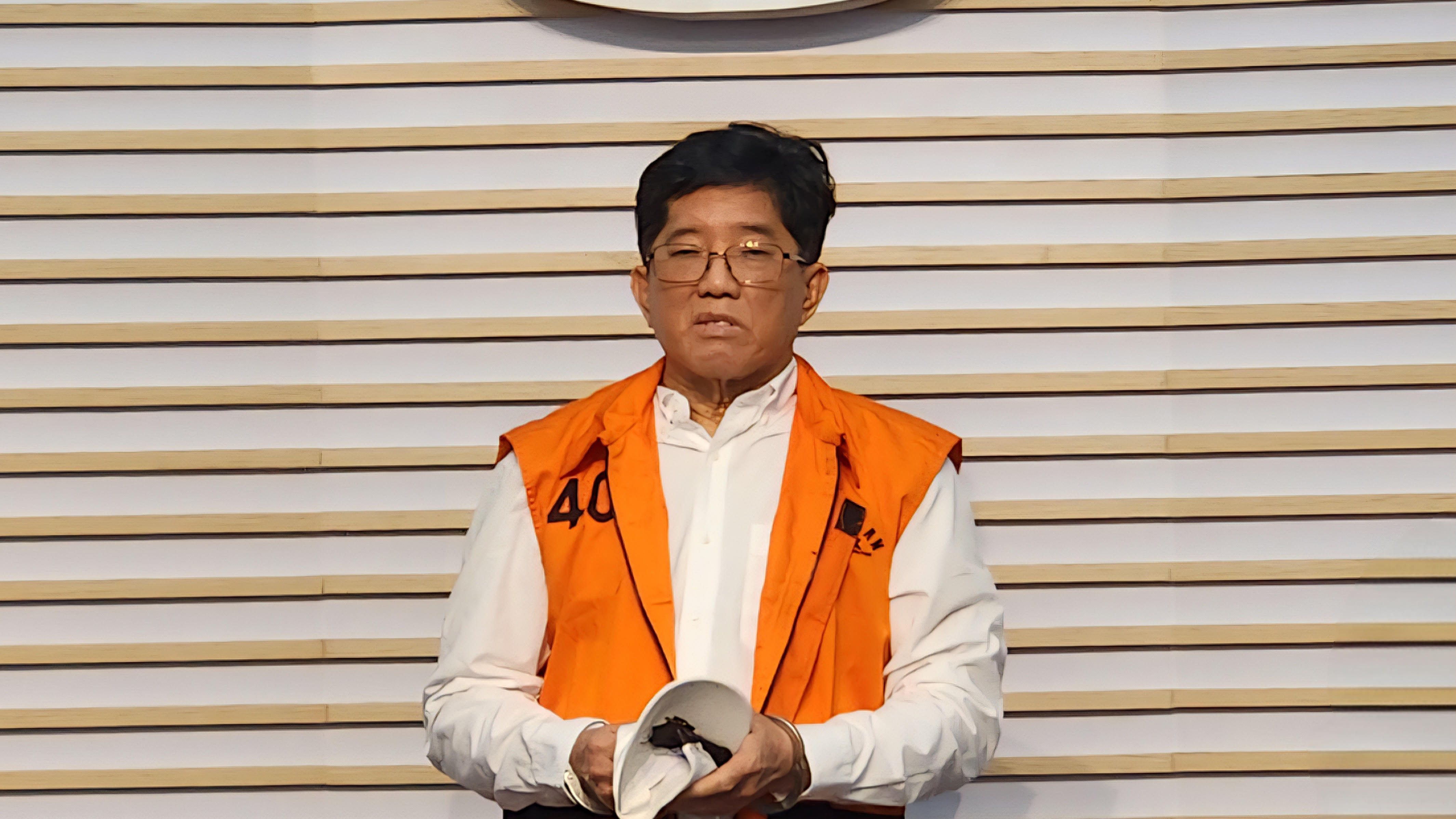 Tersangka Rudy Ong Chandra. (BeritaNasional/Panji)