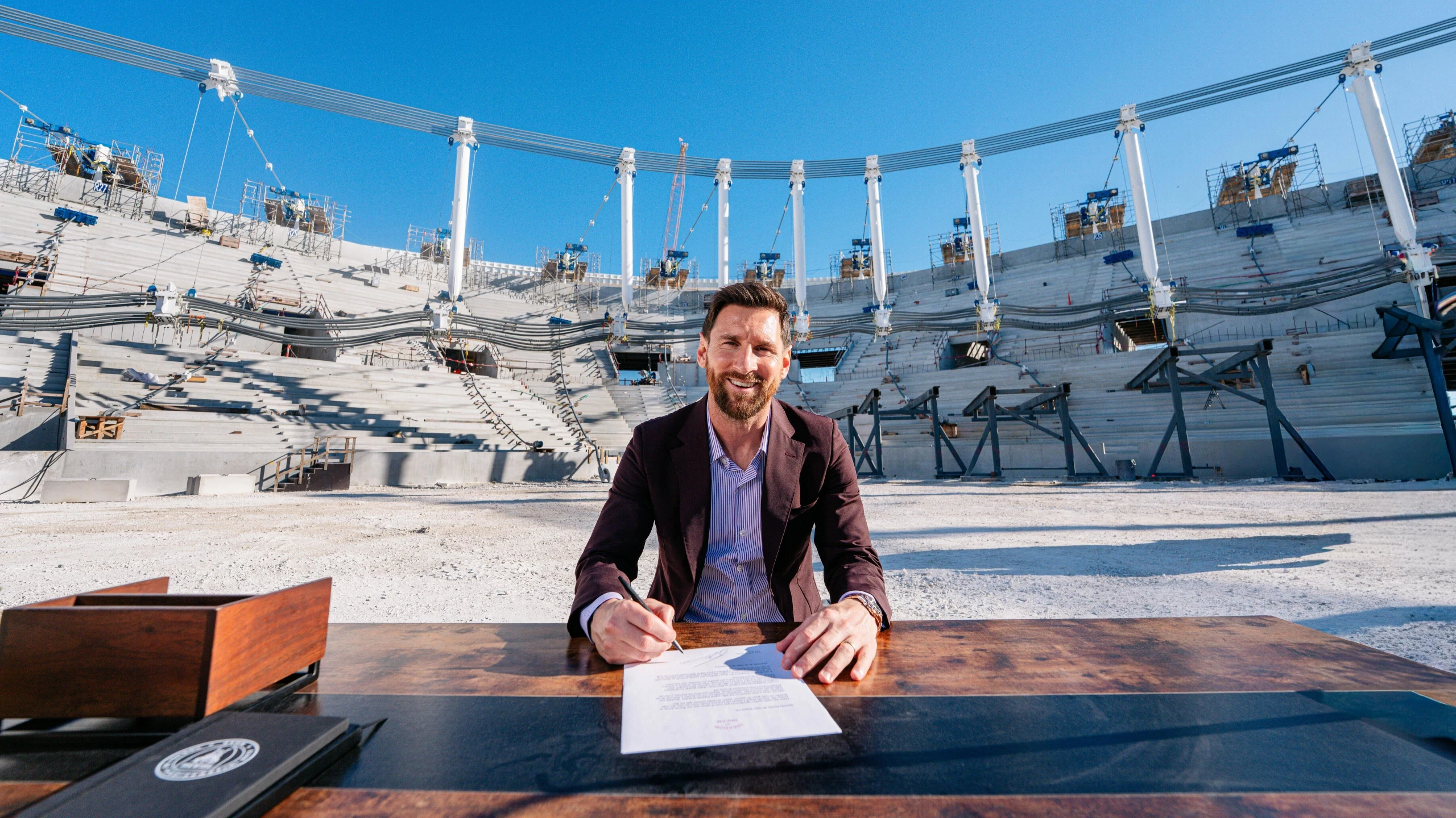 Lionel Messi Resmi Perpanjang Kontrak di Inter Miami hingga 2028. (Foto/Inter Miami)