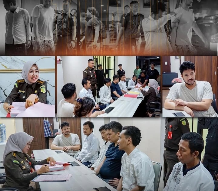 Ammar Zoni ditangkap untuk kali ke-4 dalam kasus narkoba dan diduga jadi pengedar dari balik sel. (Foto/@kejari.jakpus)
