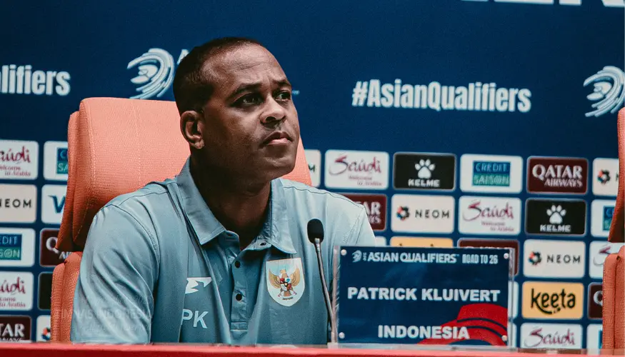Pelatih Timnas Indonesia Patrick Kluivert. (Foto/timnas Indonesia).