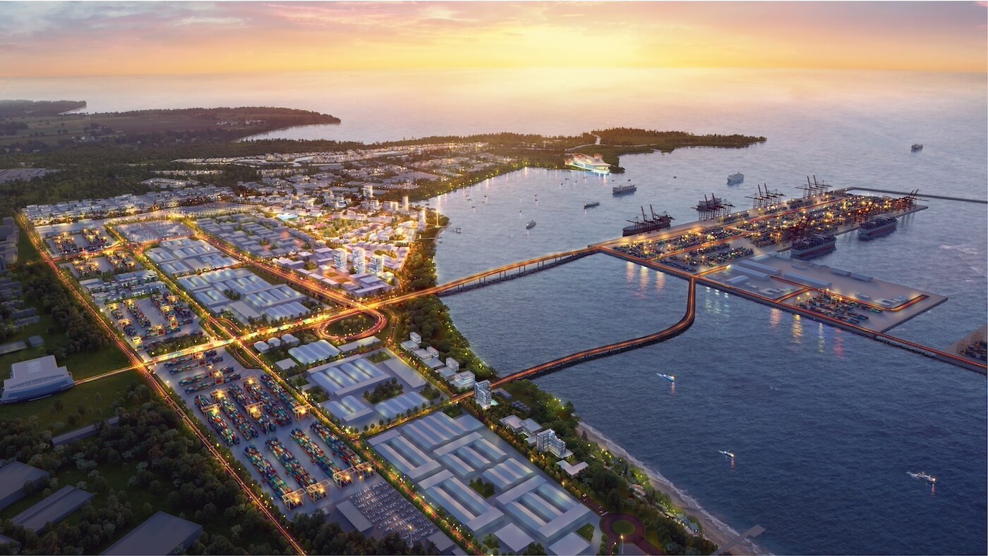 Kemenhub Percepat Peningkatan Akses Jalan Menuju Pelabuhan Patimban Pelabuhan Patimban. (Foto/interport)