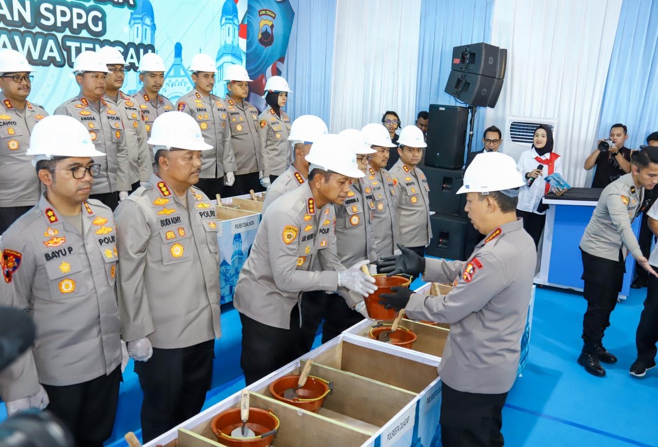 Perkuat Program Makan Bergizi Gratis, Polda Jateng Bangun 100 SPPG. (Foto/polda jawa tengah)