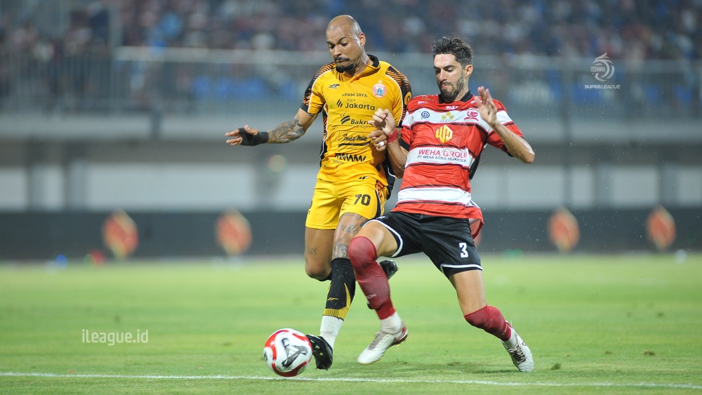 Madura United vs Persija. (Foto/ileague.id)