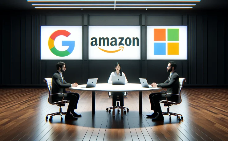 Perusahaan teknologi raksasa AS seperti Microsoft, Amazon dan Google mempercepat perpindahan produksinya dari China. (Foto/Pinterest)