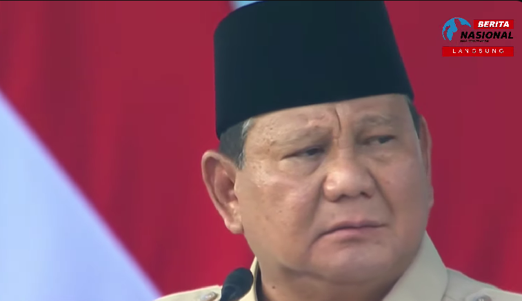 Presiden Prabowo Subianto (Foto/Tangkapan Layar)