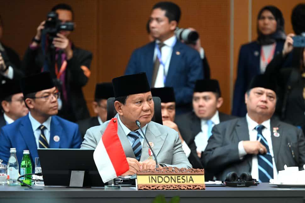 Presiden Prabowo Subianto menghadiri KTT ke-47 ASEAN di Kuala Lumpur Malaysia. (BeritaNasional/Setpres)