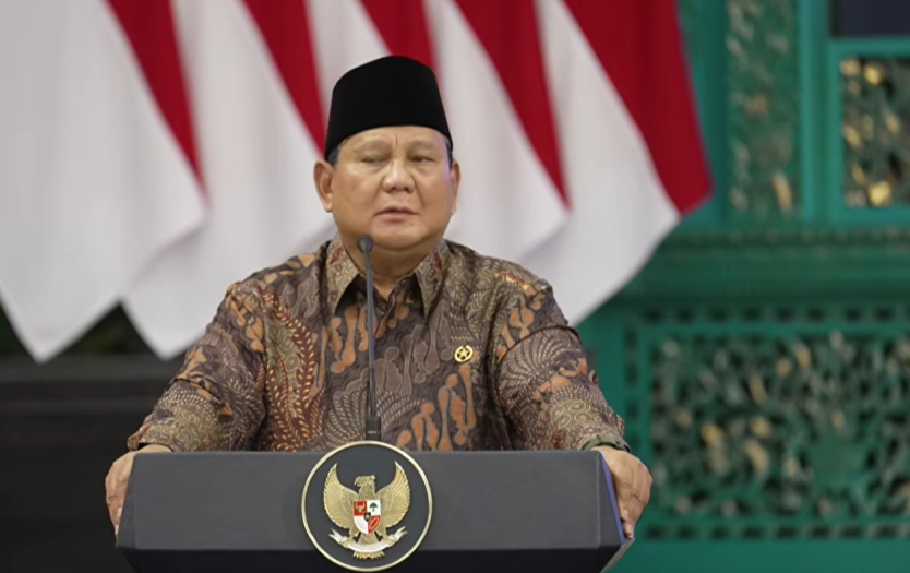 Presiden Prabowo dalam Sidang Kabinet Paripurna di Istana Negara, Jakarta, Senin (20/10/2025). (Foto/Tangkapan Layar)
