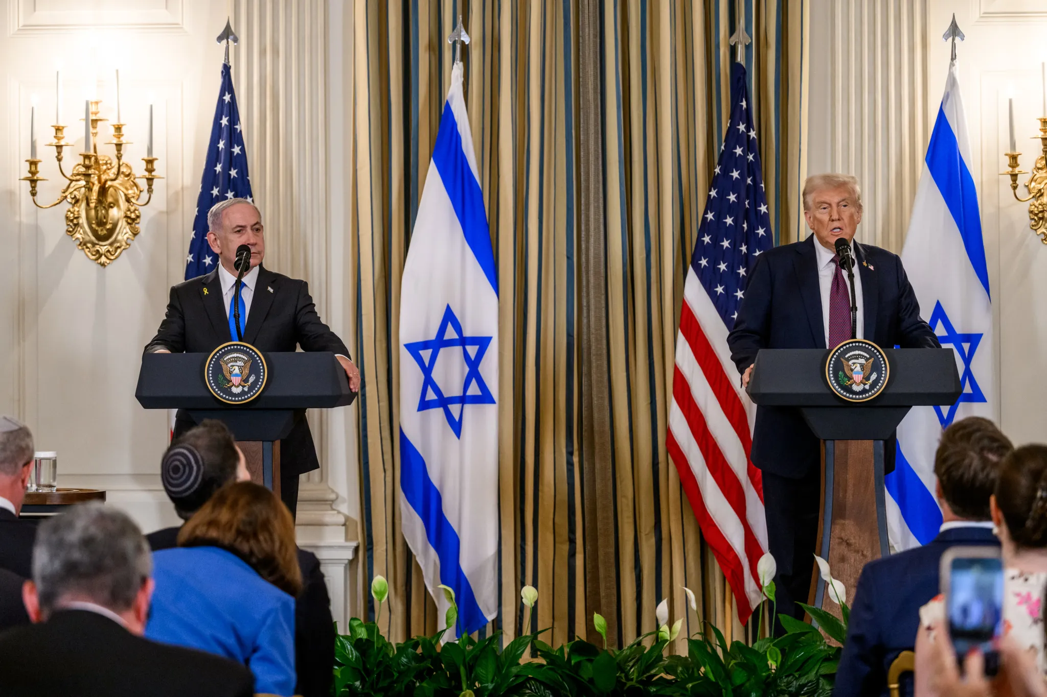 Presiden Donald Trump dan Perdana Menteri Israel Benjamin Netanyahu. (Foto/whitehouse)