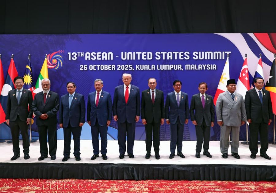 KTT ke-13 ASEAN–United States di Kuala Lumpur Convention Centre (KLCC), Malaysia, Minggu (26/10/2025). (Foto/doc. aseanfoto)