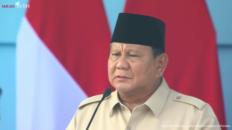Presiden Prabowo (Foto/Youtube Sekretariat Presiden)