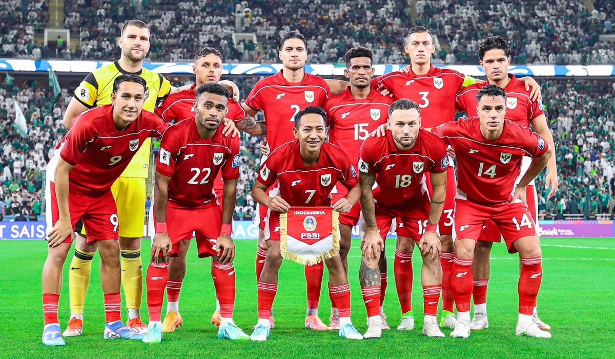 Timnas Indonesia vs Arab Saudi. (Foto/AFC)