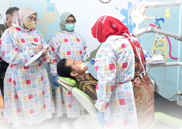 Sampaikan pentingnya cegah penyakit, Wapres Gibran cek kesehatan gratis di Puskesmas Menteng. (Foto/PKM Menteng)