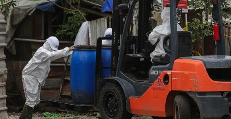 Satgas rampungkan dekontaminasi Cesium-137, 22 pabrik di Cikande boleh beroperasi. (Foto/Sinpo.id)