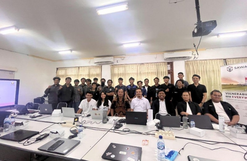 Sawah Cyber Security dari Bali (Beritanasional/Lydia)