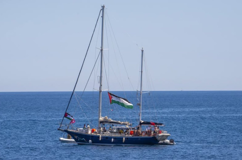 Kapal Global Sumud Flotilla (Foto/Facebook)